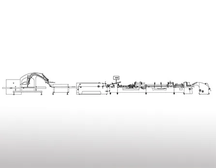 Автоматическая линия печати и склейки картонных коробок (2021)
